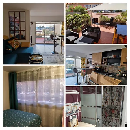 Magnifique 6 Pers Climatise Grande Terrasse Vue Port * Агд